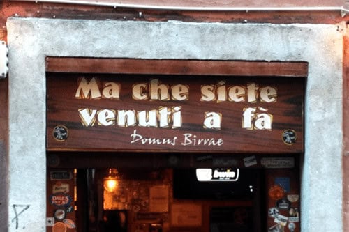 ma che siete venuti a fa trastevere