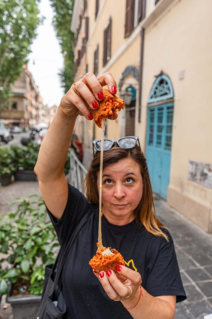 Food in Rome Supplì | Katie Parla