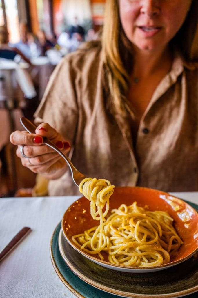 Spaghetti with Bottarga Food of the Italian Islands Katie Parla